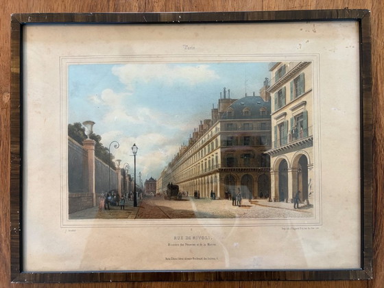 Image 1 of Serie di litografie colorate a mano del XIX secolo di Gihaut Frères