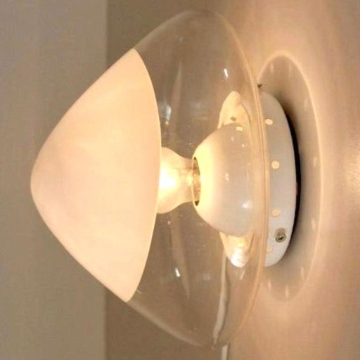 1x Pilzlampe aus Muranoglas von Carlo Nason für ITRE, Italien, 1980er Jahre