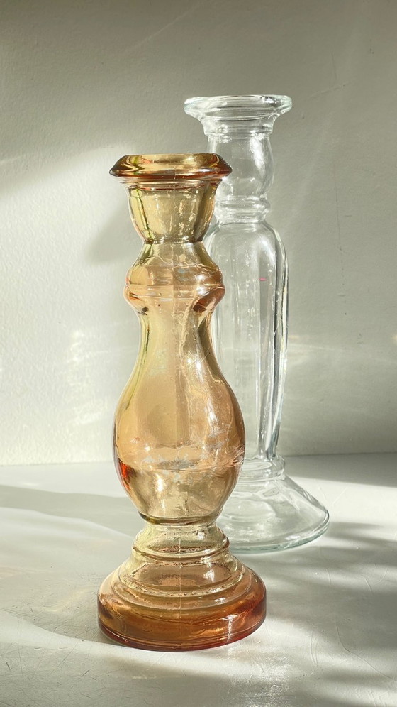 Par de portavelas de cristal transparente – Glass (photo 3 of 30)