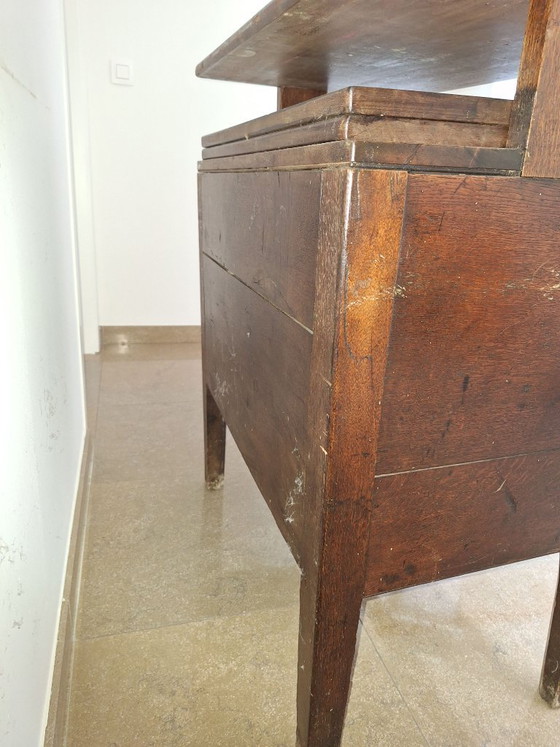 Image 1 of Armario antiguo para ropa blanca con 2 cajones grandes.