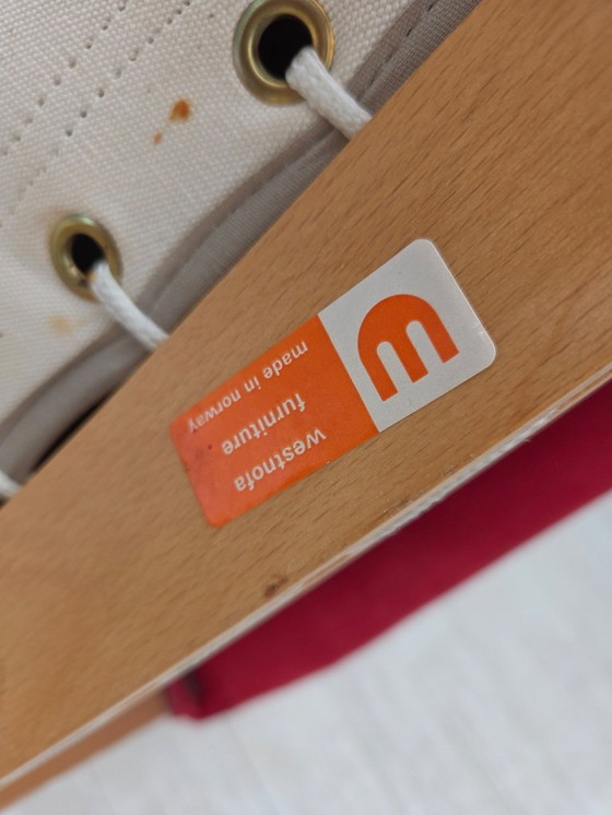 Image 1 of 1970s, Norwegian design by Ingmar Relling, model "Siesta", set of 2 chairs with footstool.