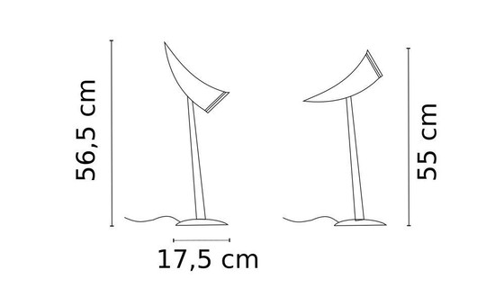 Image 1 of Philippe Starck, table lamp Ara, Flos, 1988