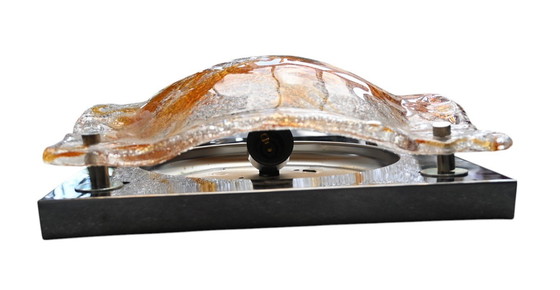 Image 1 of Paar vintage wandlampen van Toni Zuccheri voor Mazzega, Murano, jaren 70