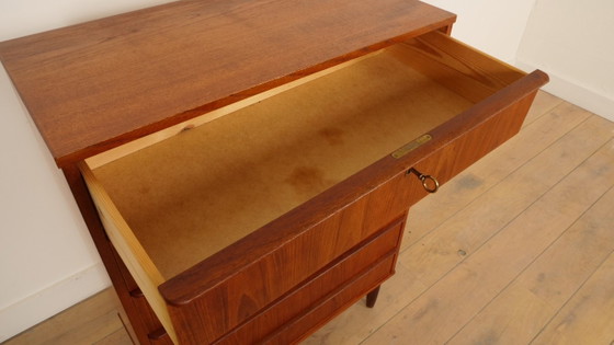 Vintage Danish Chest of drawers | Teak | 6 drawers | 106 cm – Wood (photo 7 of 9)