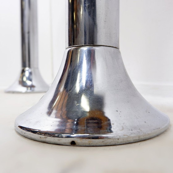 Image 1 of Coppia di sgabelli vintage in stile retrò degli anni '50.