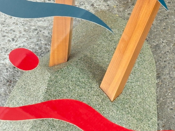 Tavolino da caffè Artifici postmoderno Design Paolo Deganello per Cassina anni '80 – Tavolini da caffè, Glass (photo 6 of 10)