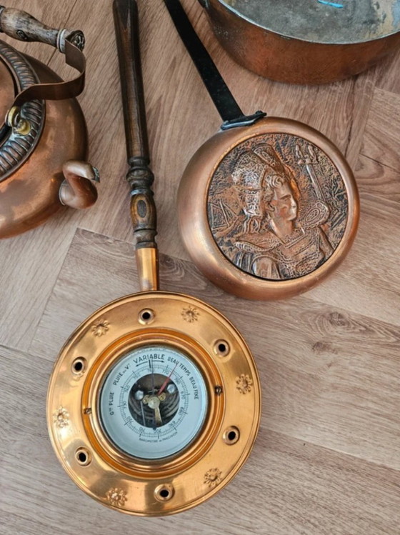 Image 1 of Prestige-Set, 14-teilig, Antik-Kupfer und Bronze, 14 kg, hochwertige Küchendekorationskollektion