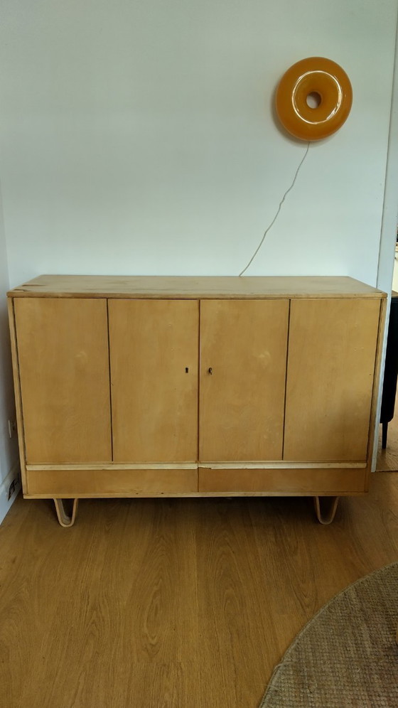 Image 1 of Aparador PASTOE de Cees Braakman - serie de abedul de los años 50 - 130 x 91 x 47 cm