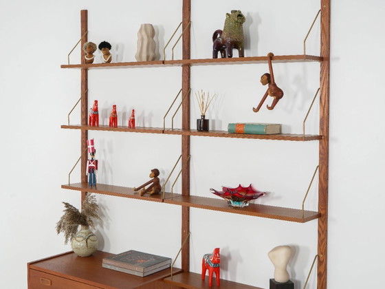 Image 1 of Librería de teca PS System, diseño danés, década de 1960, fabricada por Randers Møbelfabrik.