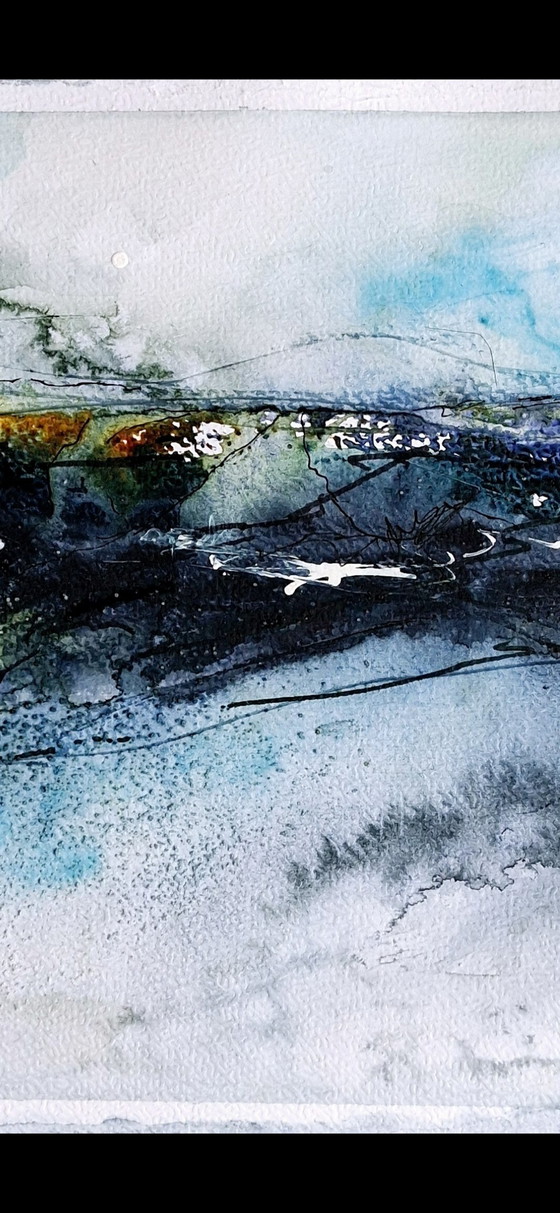 Image 1 of Der Sturm kommt, Aquarell in Mischtechnik