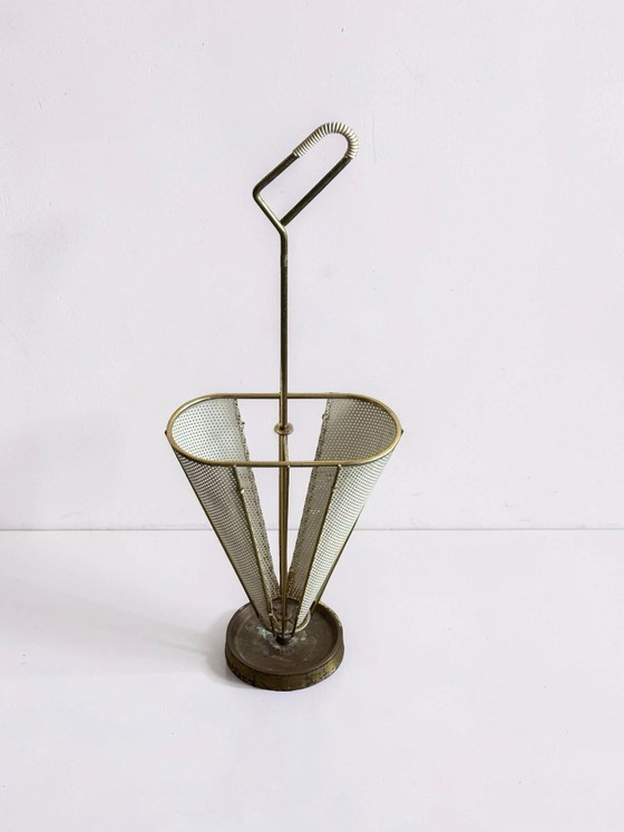 Image 1 of 1950s umbrella stand in the style of Matthieu Mategot