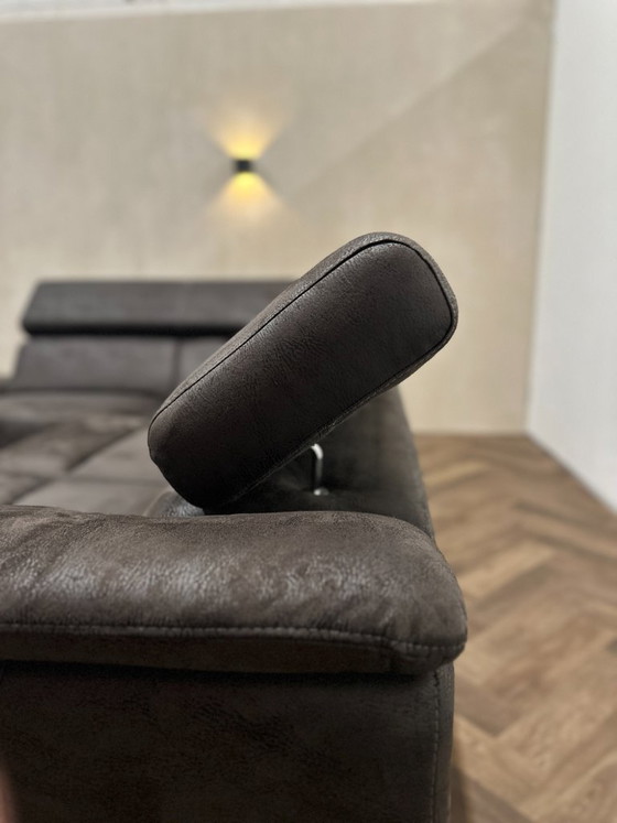 Henders&Hazel Ecksofa, Dunkelbraun, 261 x 235 cm – Henders & Hazel, Textile (photo 10 of 12)