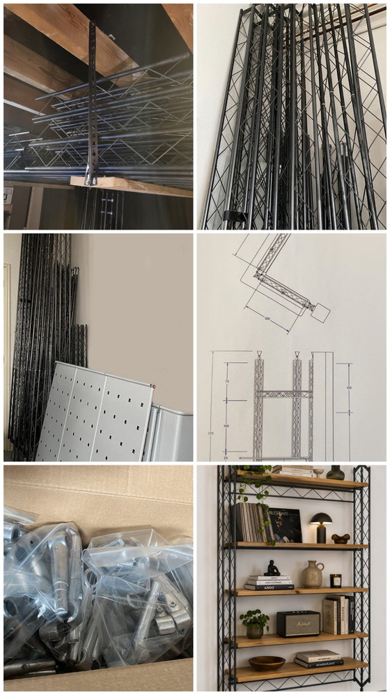 Modulares Zerodisegno Sistema-System – Wandschrank, Iron, Aluminium (photo 10 of 14)