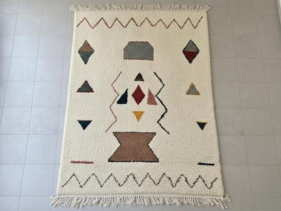 Image 1 of Tapis marocain artisanal en laine 250cmx150cm