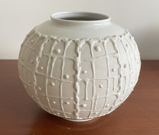 Royal KPM Bavaria - Vintage sixties Op Art porcelain vase model 671-2