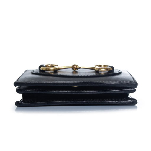 Cartera tarjetero de piel Gucci Horsebit 1955 – portemonnees klein lederwaren, Calfskin (photo 2 of 10)