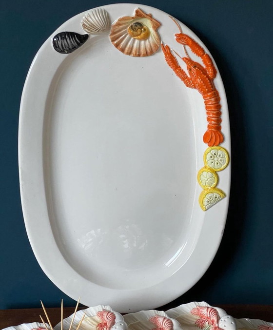 Image 1 of Set di frutta di mare vintage italiano