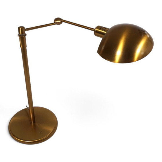 Holtkötter 6352/1-3 Lampada da tavolo e da lettura – Color ottone, Dimmerabile e regolabile in altezza, 1960 (photo 6 of 18)