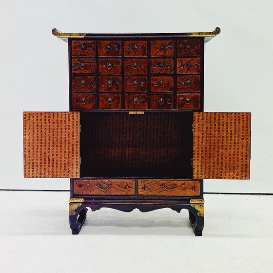 Image 1 of Antique Korean Apothecary Cabinet