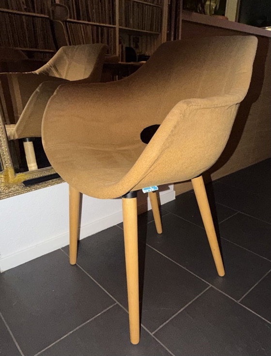 4x Chaises DYYK – Chaises de salle à manger, Metal, Textile (photo 5 of 5)