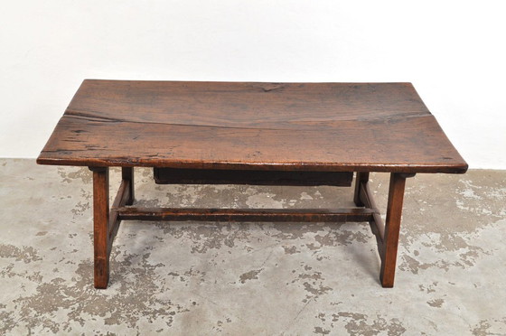 Image 1 of Antique Spanish primitive coffee table 18th century