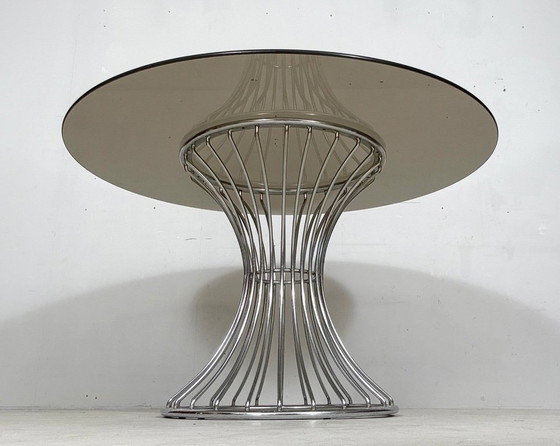 Image 1 of GASTONE RINALDI. Mid Century Esstisch, Italien, 1970er Jahre