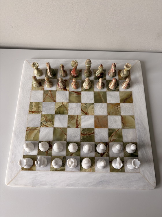 Vintage onyx chess set – Decorative Objects, Marble (photo 4 of 9)