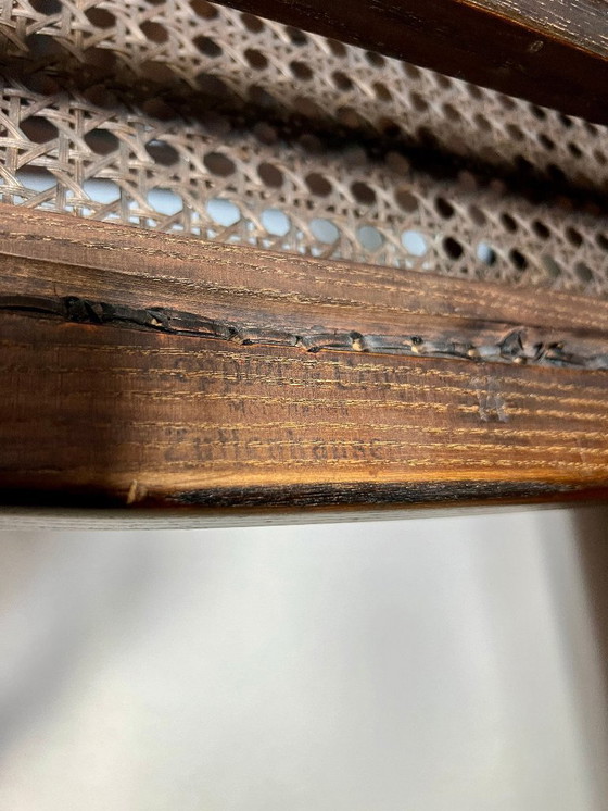 Image 1 of Une pièce unique ! Une chaise Art Déco du fabricant de meubles Kepler &amp; Bruy Zuffenhausen. Chaise en bois courbé avec cannag