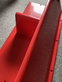 Ikea Kämpe shelf in red vintage