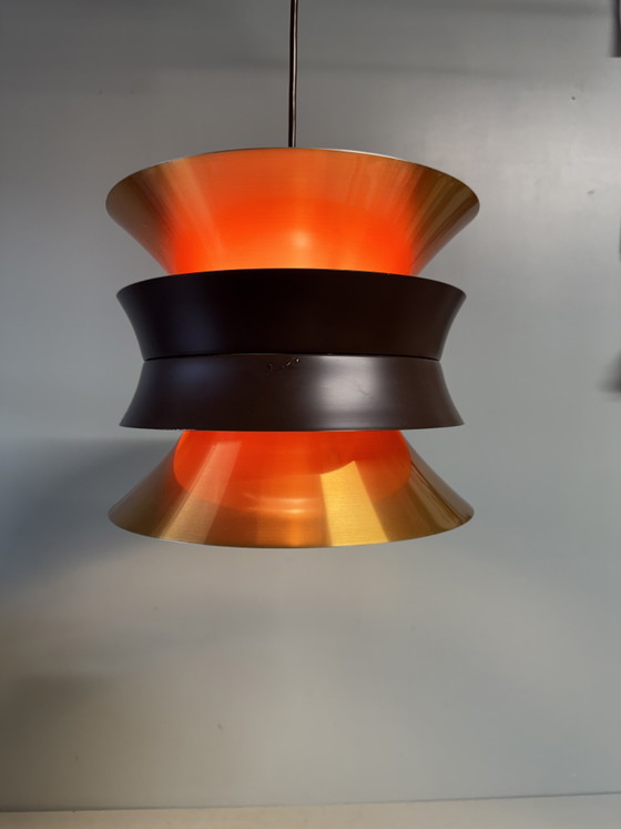 Prachtige Vintage Mid-Century Hanglamp Deens Design – Hanglampen, Metal (photo 7 of 15)