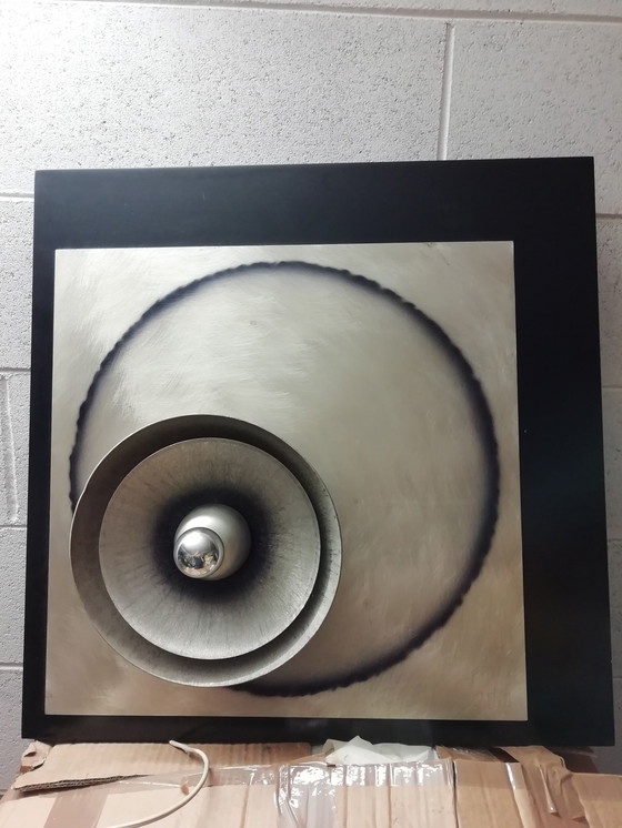 Image 1 of Klassische Wandleuchte und Skulptur "Nido" von Otello Ciulini, 1975