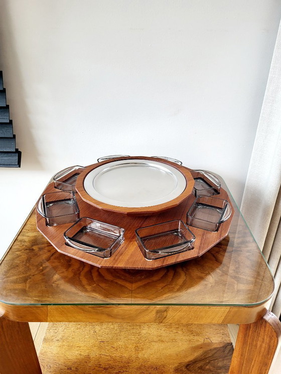 Image 1 of Lazy Susan bowl, Scandinavian Design from the 1960s