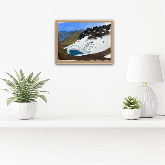 Image 1 of Gouache op natuurpapier. 40x30cm