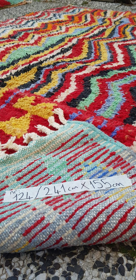 Image 1 of Handgeknoopt Berber kleed wol 241x155cm