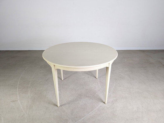 Image 1 of Tavolo da pranzo di metà secolo Svante Skogh in legno, stile country skandi, stile shabby chic