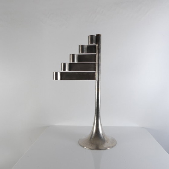 Image 1 of Candelabro de 5 llamas diseñado por Georges Bourgeois para Habitat, década de 1970.
