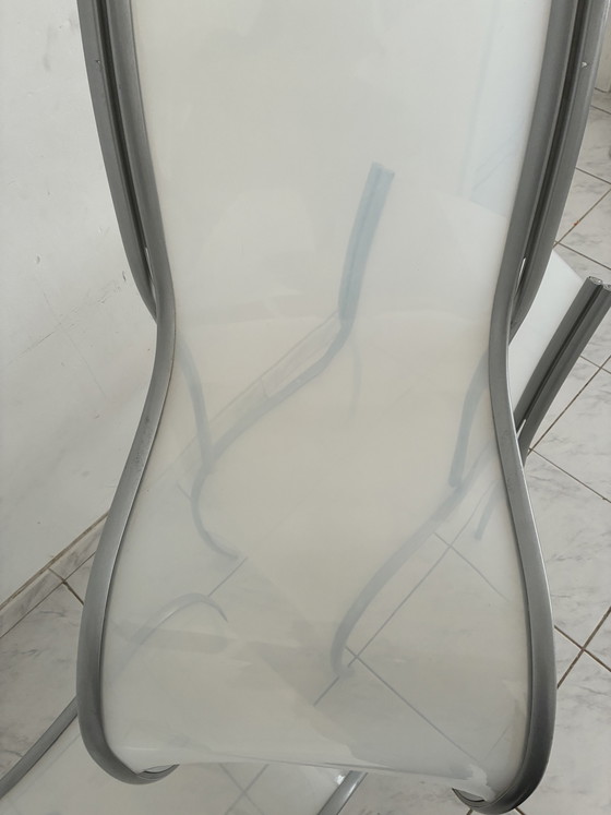 3x Vintage FPE Chair Ron Arad Kartell Italy Set Price – Dining chairs, Plastic, Aluminium (photo 7 of 15)