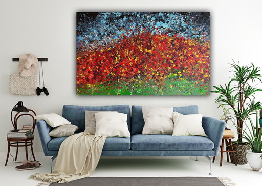 Abstract painting “Only Nature”
