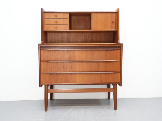Image 1 of Deense Vintage Secretaire Teak