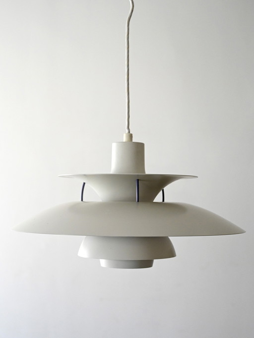 White PH 5 Pendant by Poul Henningsen