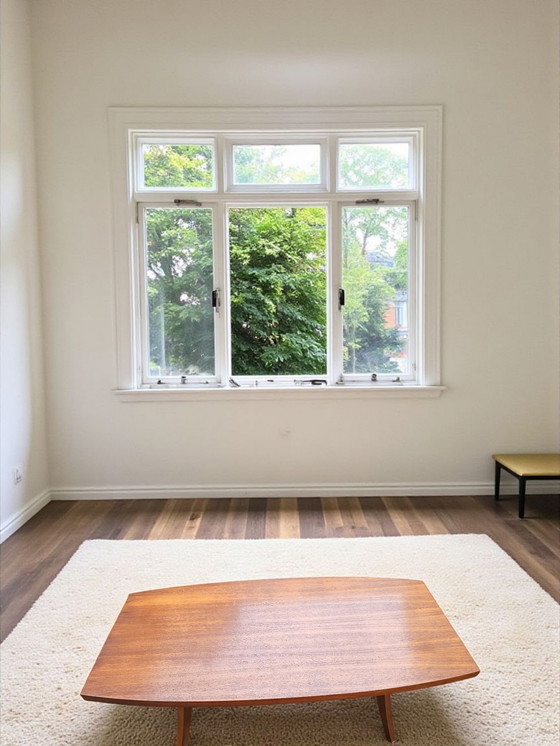 Image 1 of Table à manger design italienne en teck Tolomeo Ico Parisi 60e