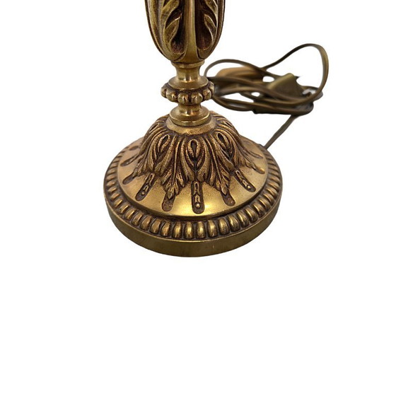Image 1 of French classic bronze table lamp, circa 1970