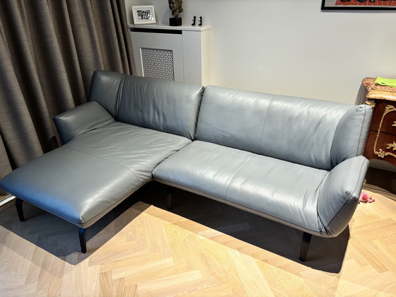 Image 1 of Leolux Devon 2,5 pl chaise longue (L) en cuero