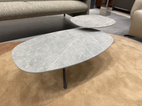 Image 1 of Metaform Triple Coffee Table Set Ceramic stone 