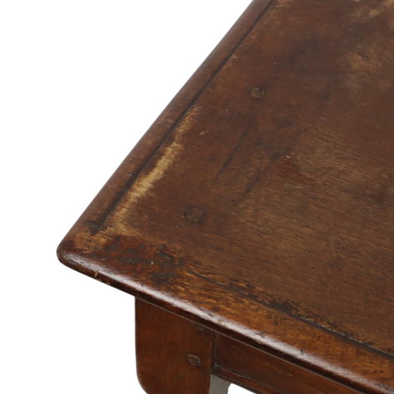 Tabouret ancien en chêne massif, style anglais, XIXe siècle – Wood, Vintage (photo 19 of 19)
