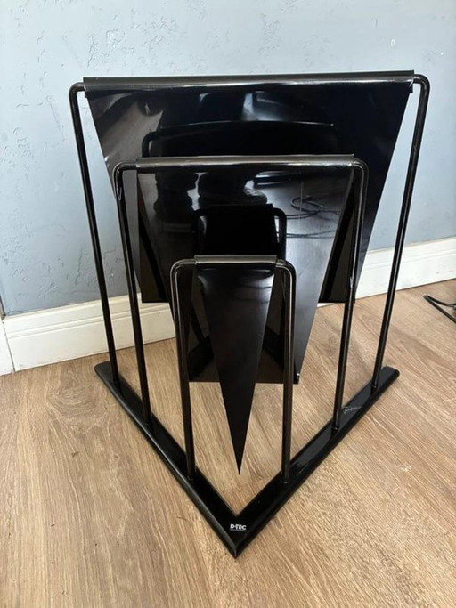 Markus Børgens for D-Tec Magazine Rack – Postmodern Design 1980s