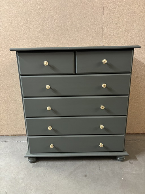 Vintage Brocante chest of drawers