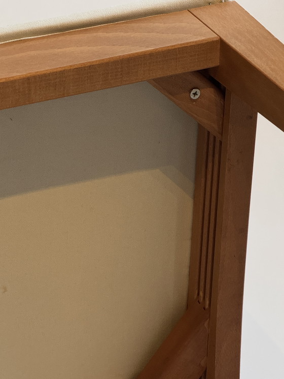 Image 1 of Set 4 Vintage Eetkamer Stoelen A. Sibau /  Frank Llyod Wright /. 80’s 