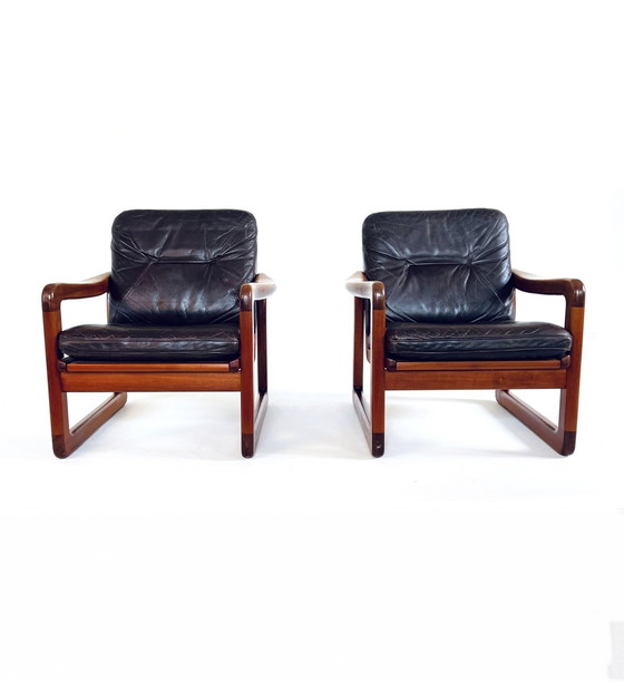 Image 1 of Set van 2 vintage fauteuils, EMC Furniture ‘70