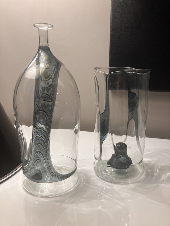 Image 1 of Hubert Koch 1932-2010 Arte en vidrio 4 objetos